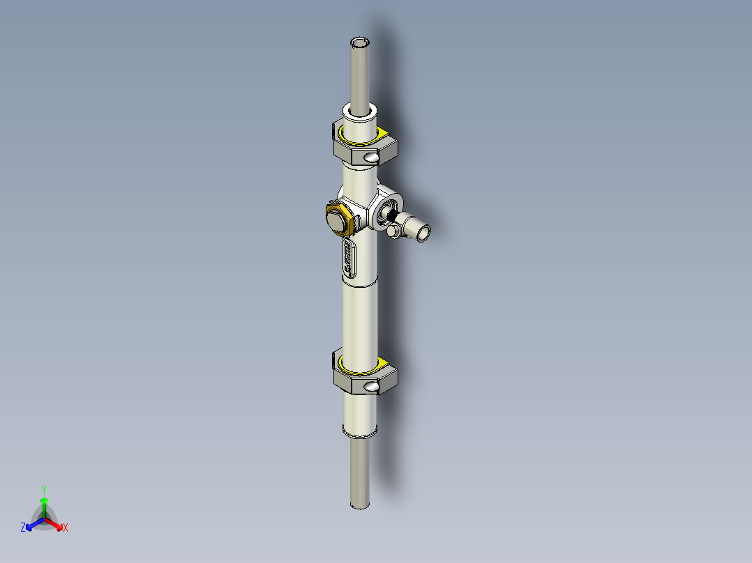 赛车转向架正等轴测图