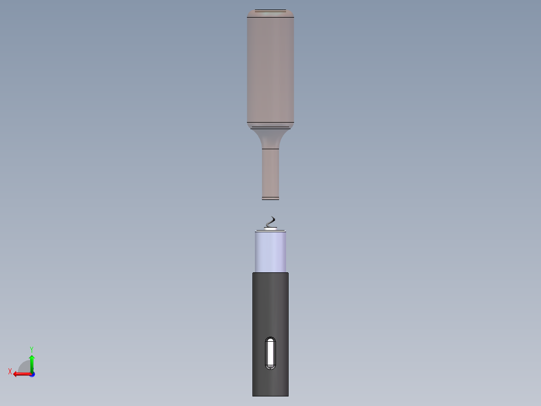 电动开瓶器图纸40后视图