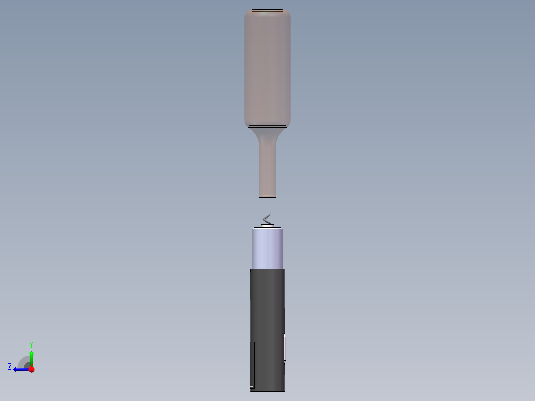 电动开瓶器图纸40右视图