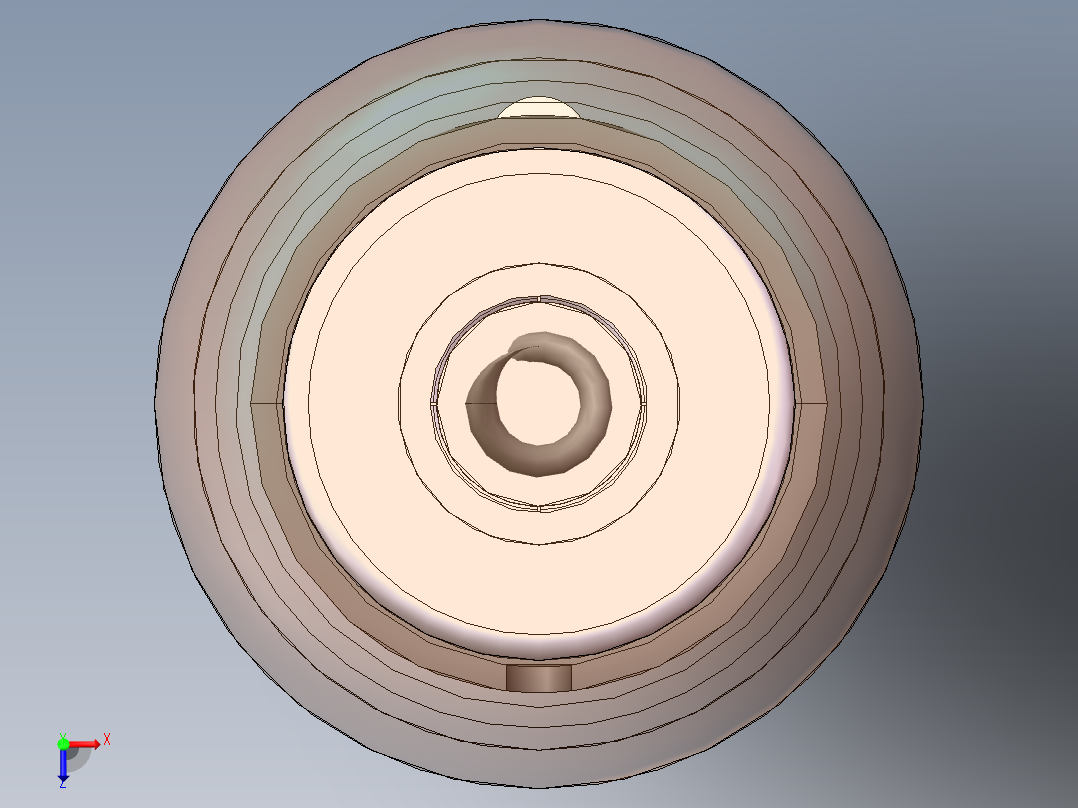 电动开瓶器图纸40俯视图