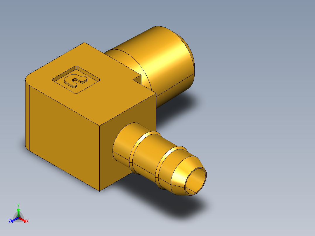 工业通用螺蚊管倒齿式工业硬管接头Male Elbow 229-4-1
