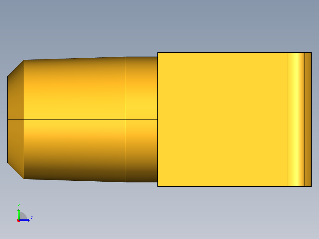 工业通用螺蚊管倒齿式工业硬管接头Male Elbow 229-4-1左视图