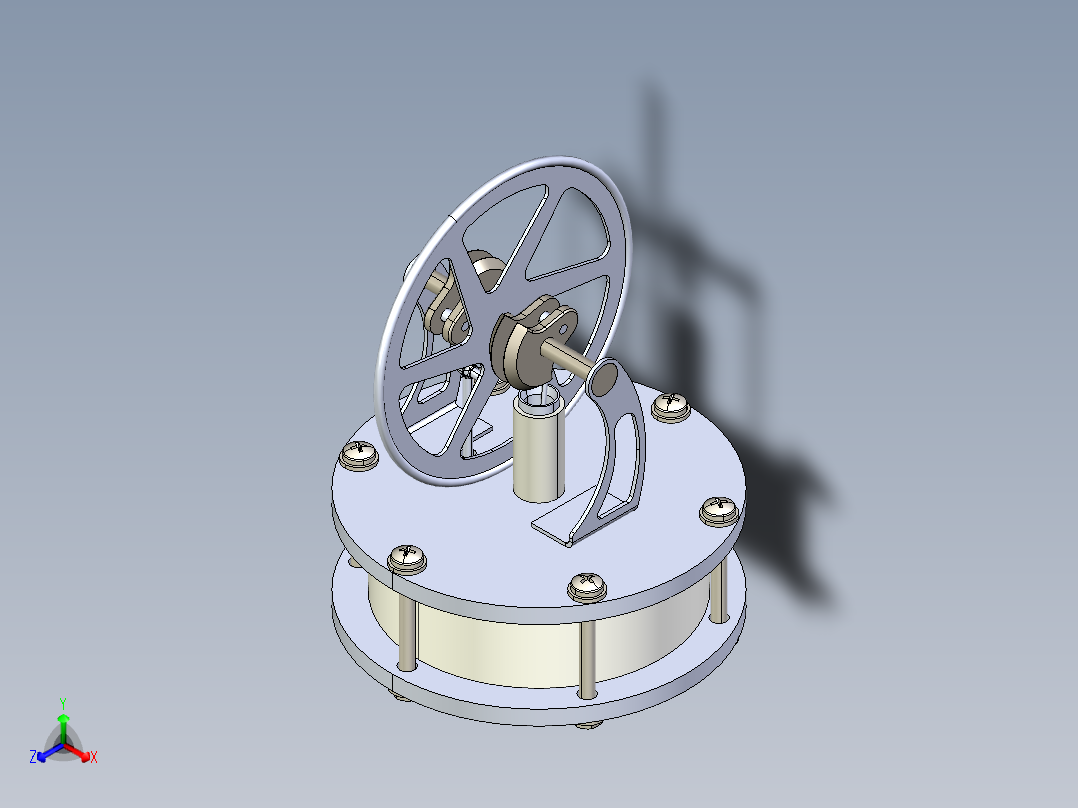 发动机 (97)正等轴测图