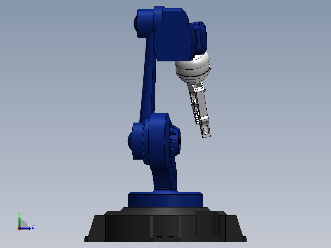 机械臂机械手左视图