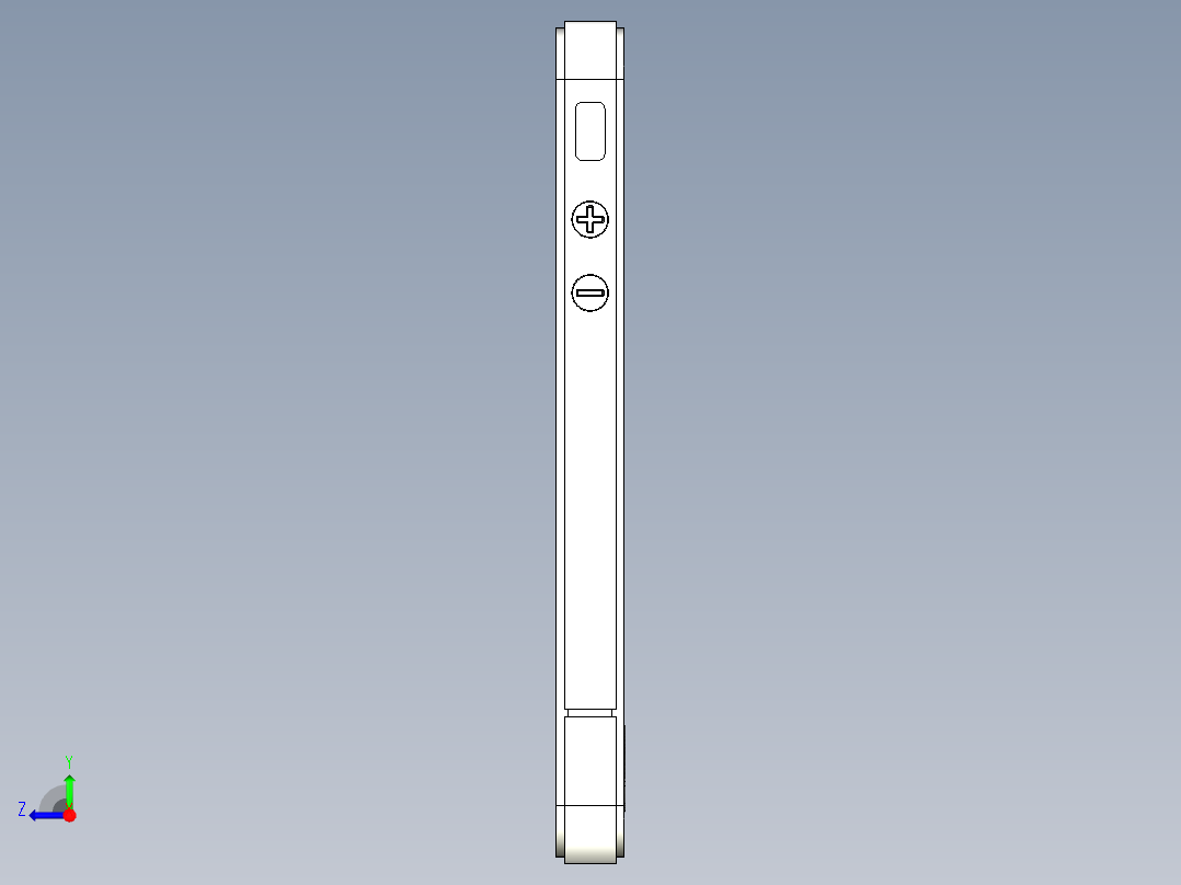 IPhone4模型右视图