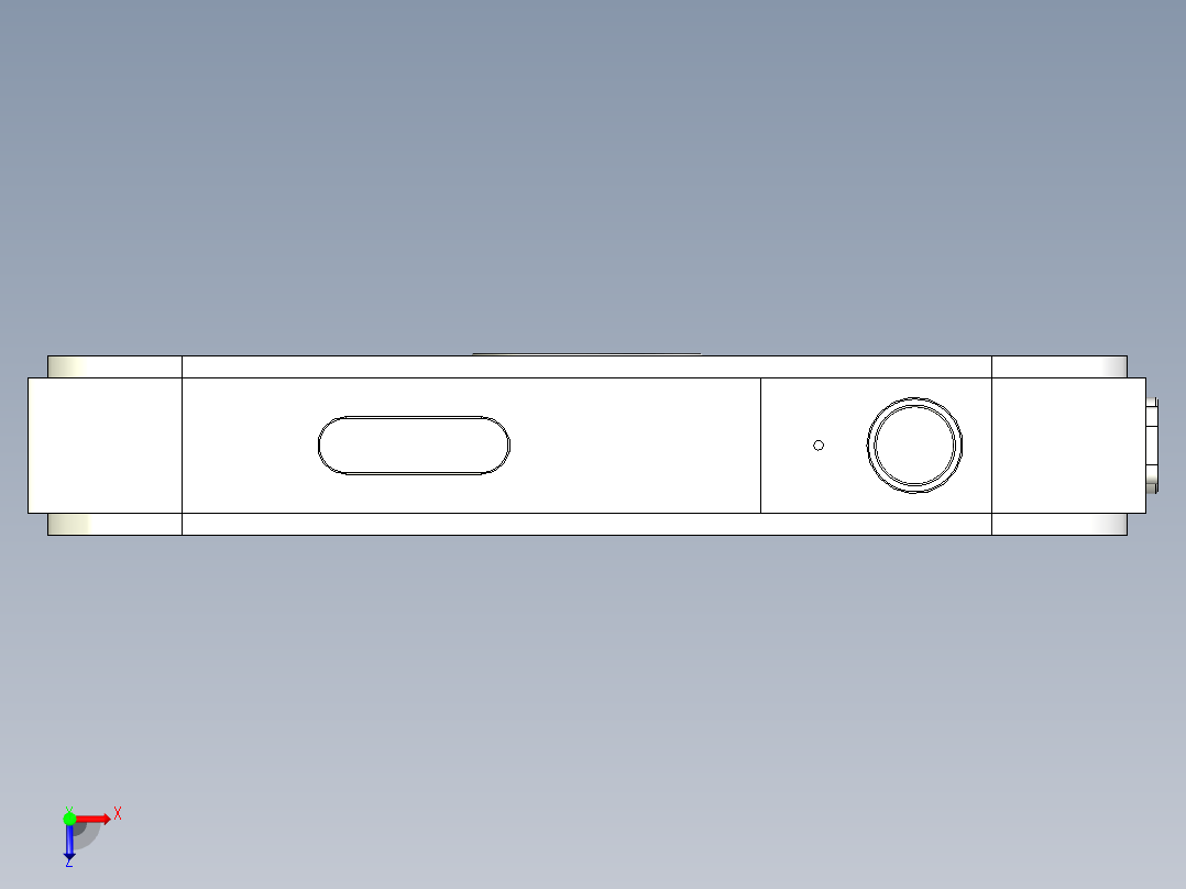 IPhone4模型俯视图