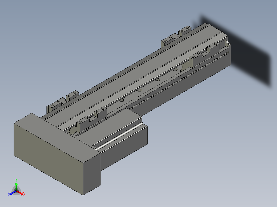 直线模组LHA6-S250-L-200W(16丝杆)设计图纸