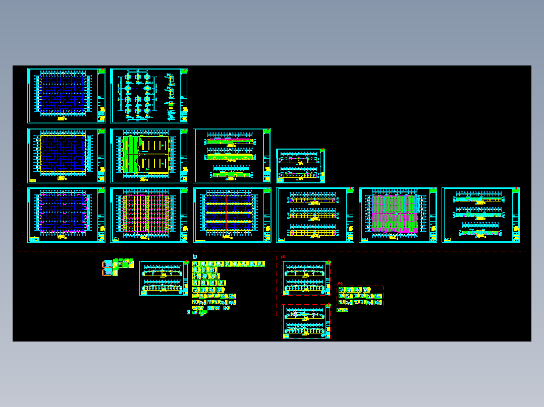 南安瑞发石材公司钢结构厂房CAD图