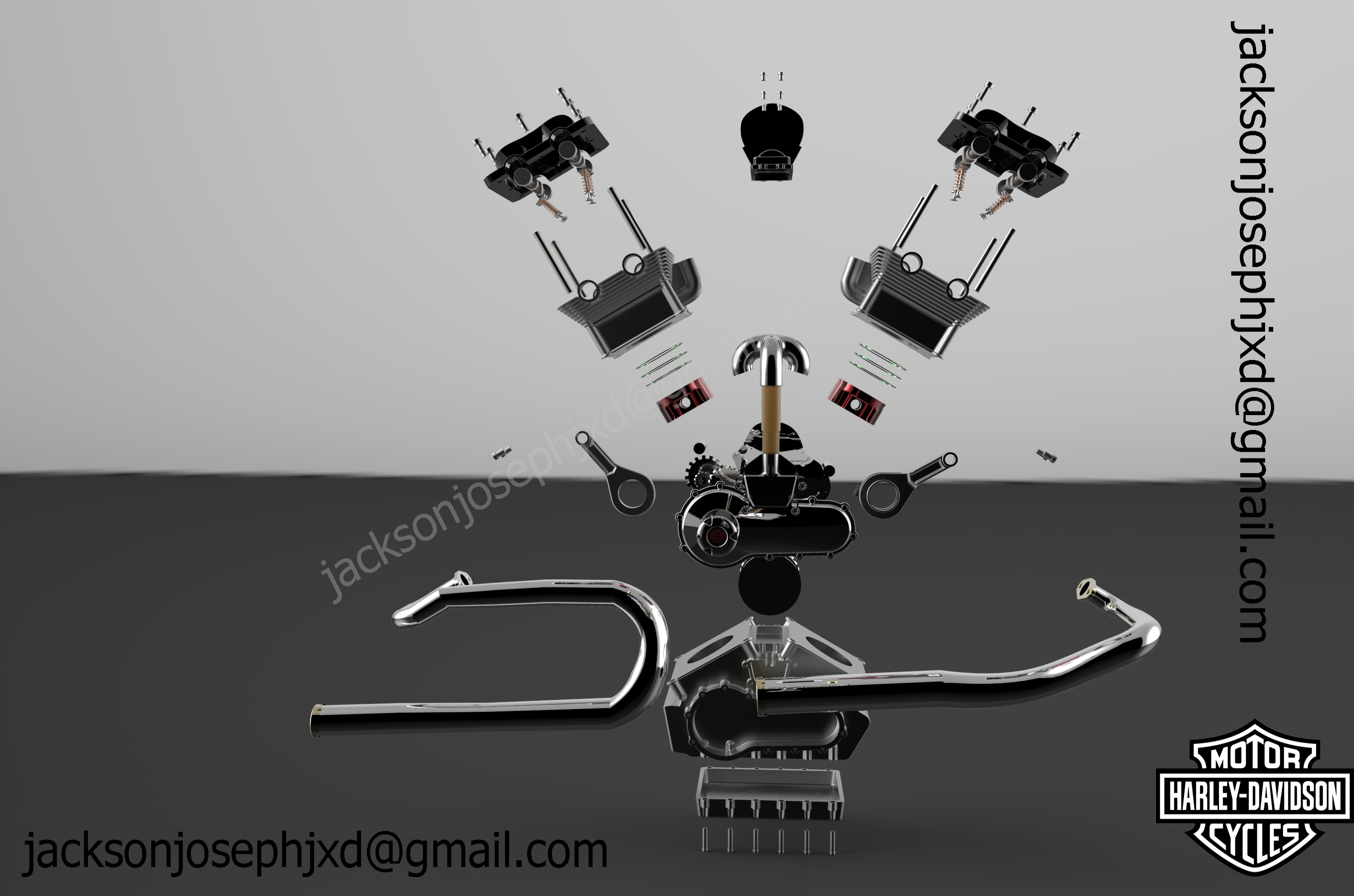 哈雷戴维森 V ROD 发动机