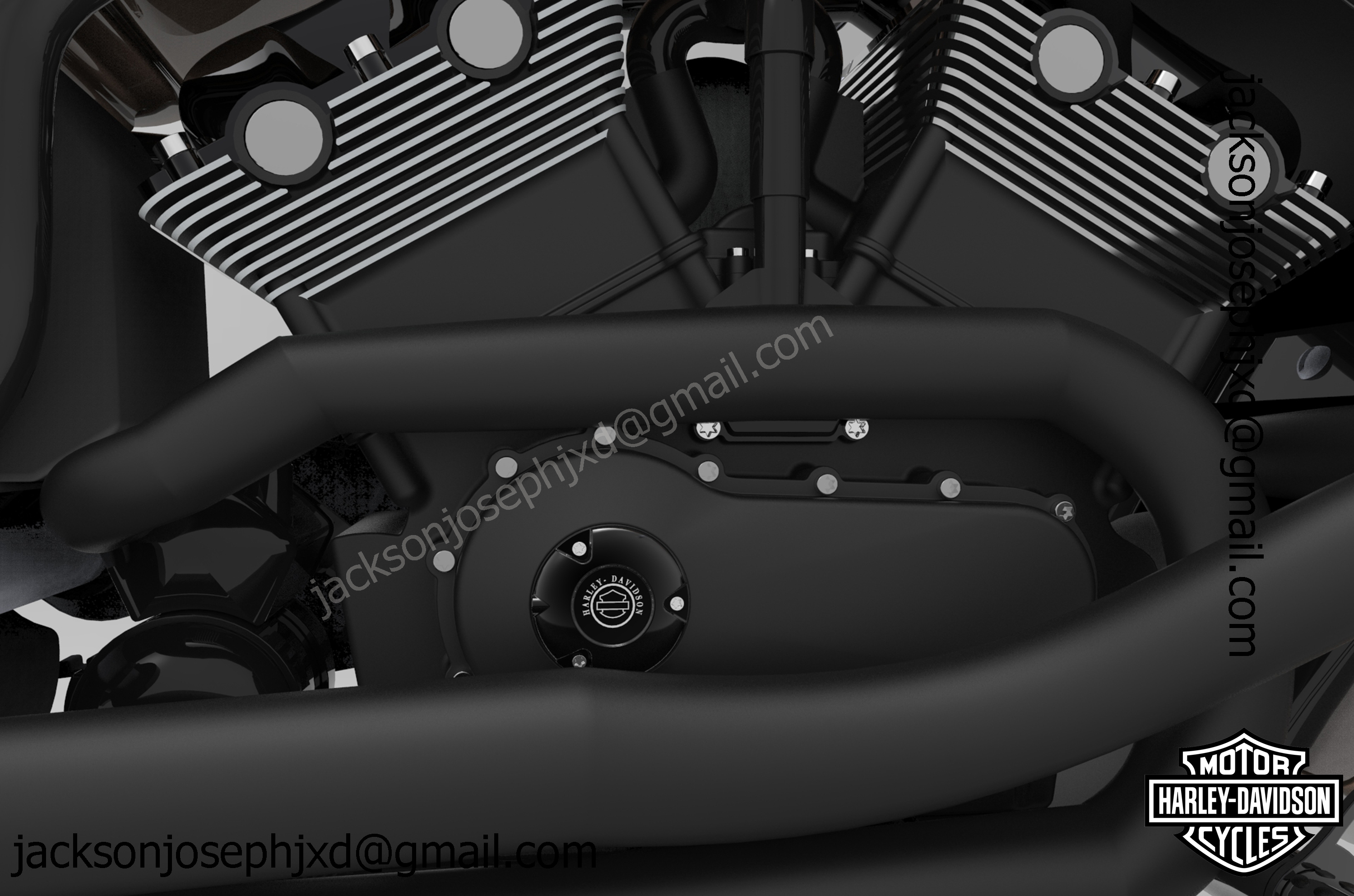 哈雷戴维森 V ROD 发动机