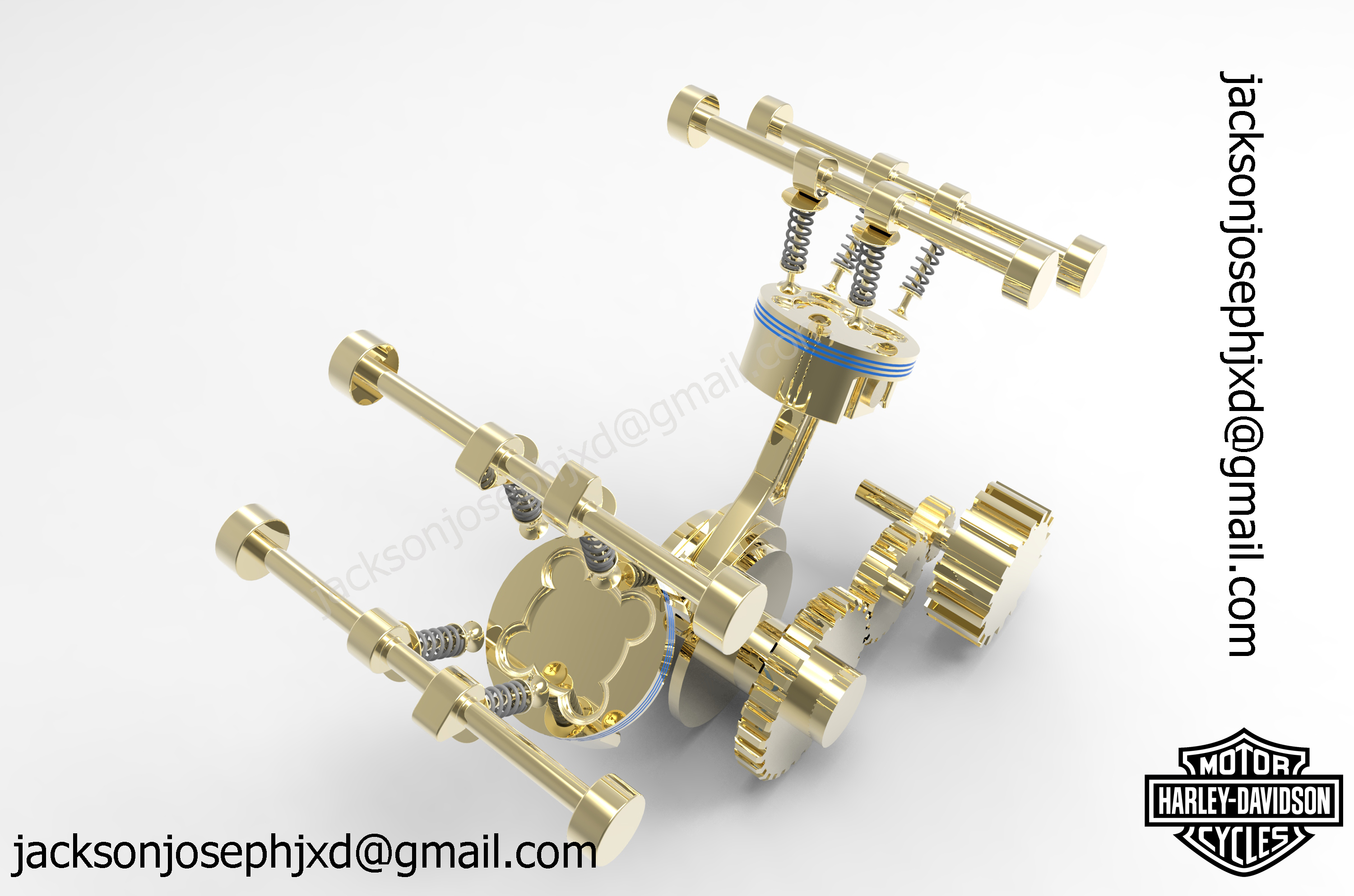 哈雷戴维森 V ROD 发动机