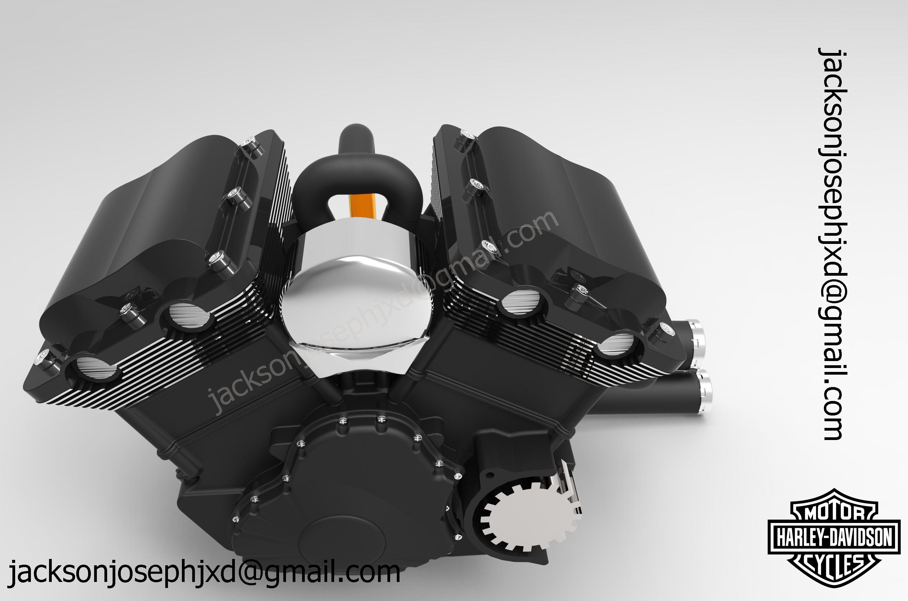 哈雷戴维森 V ROD 发动机