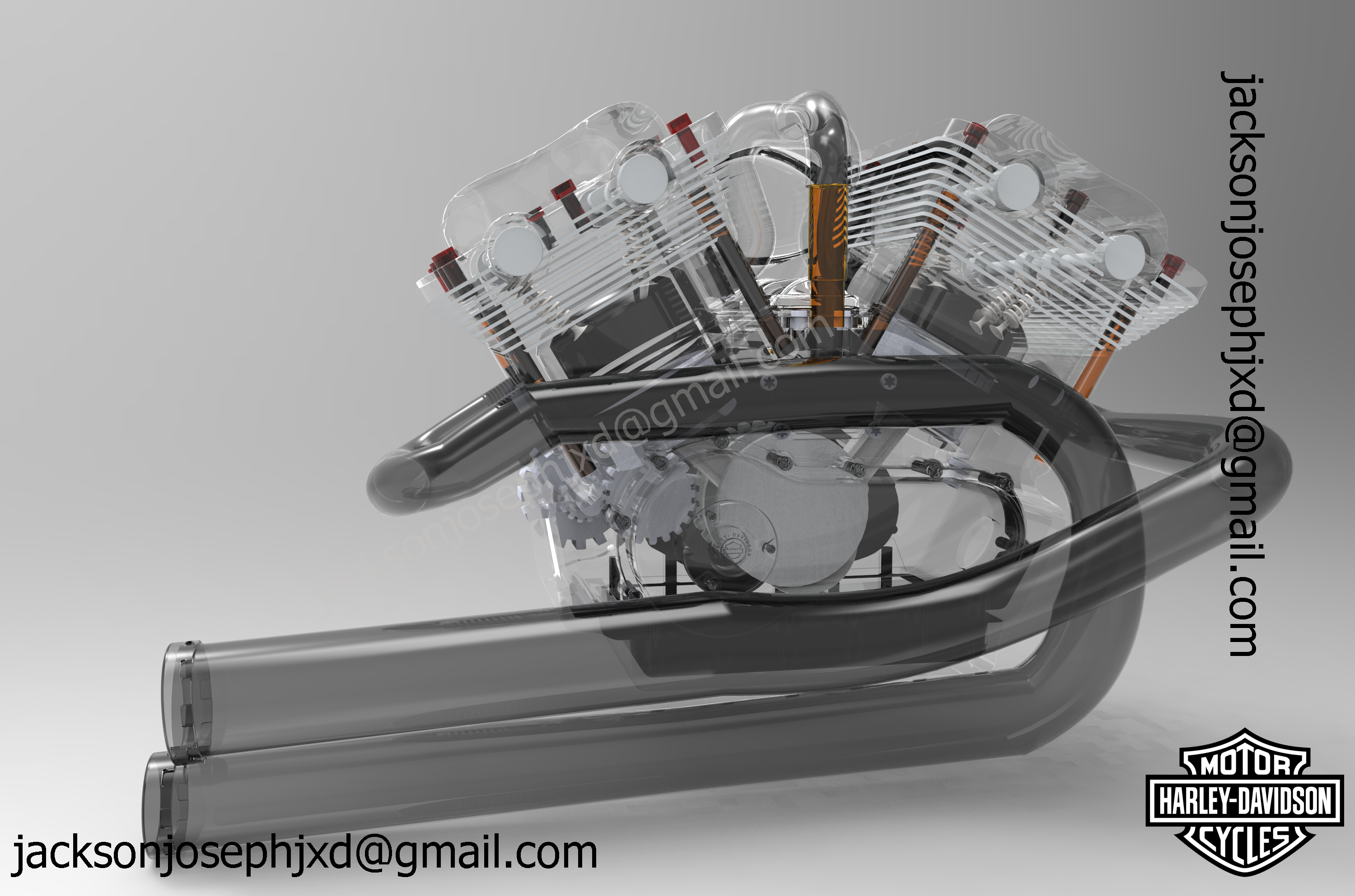 哈雷戴维森 V ROD 发动机