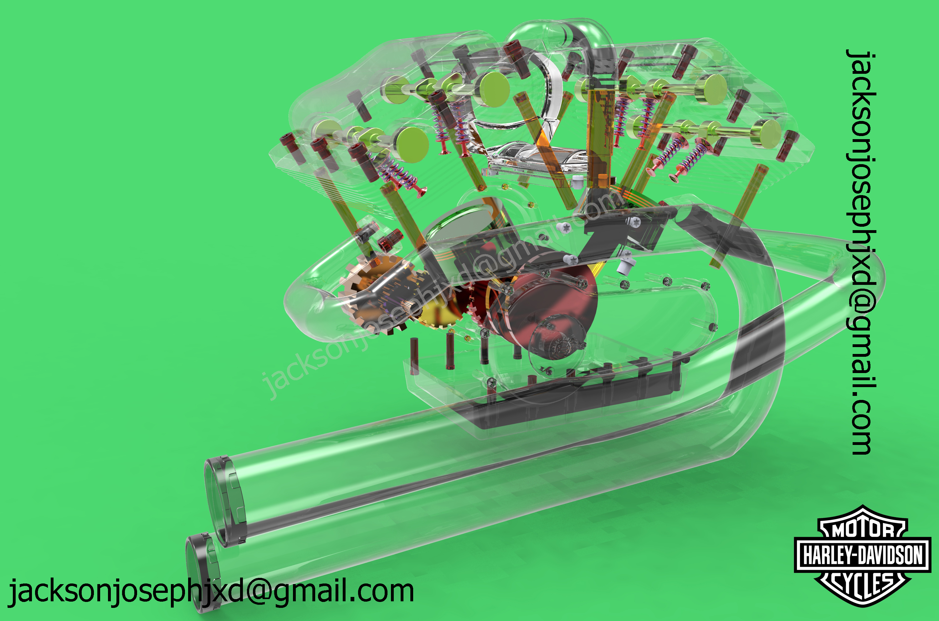 哈雷戴维森 V ROD 发动机