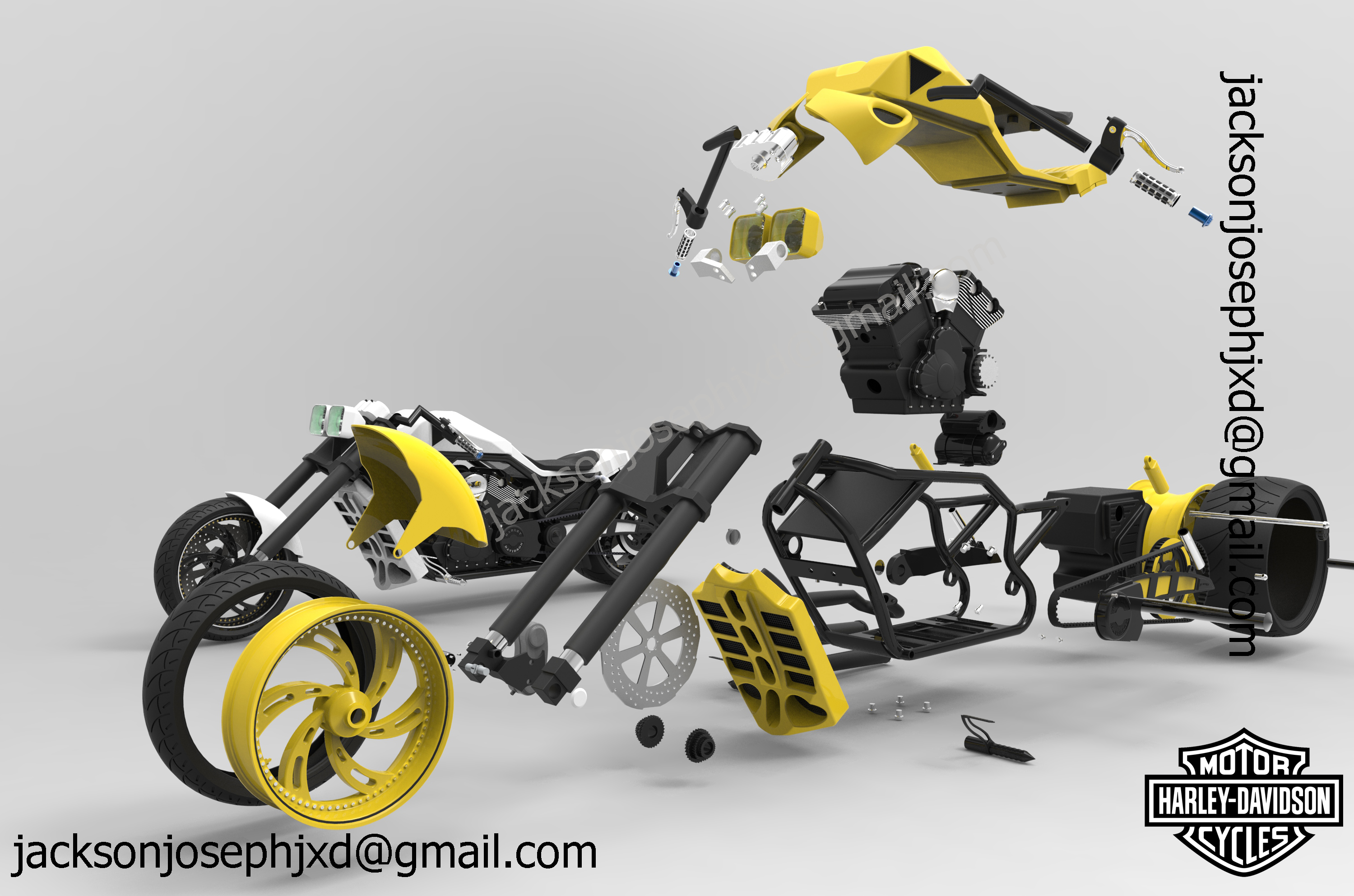 哈雷戴维森 V ROD 发动机