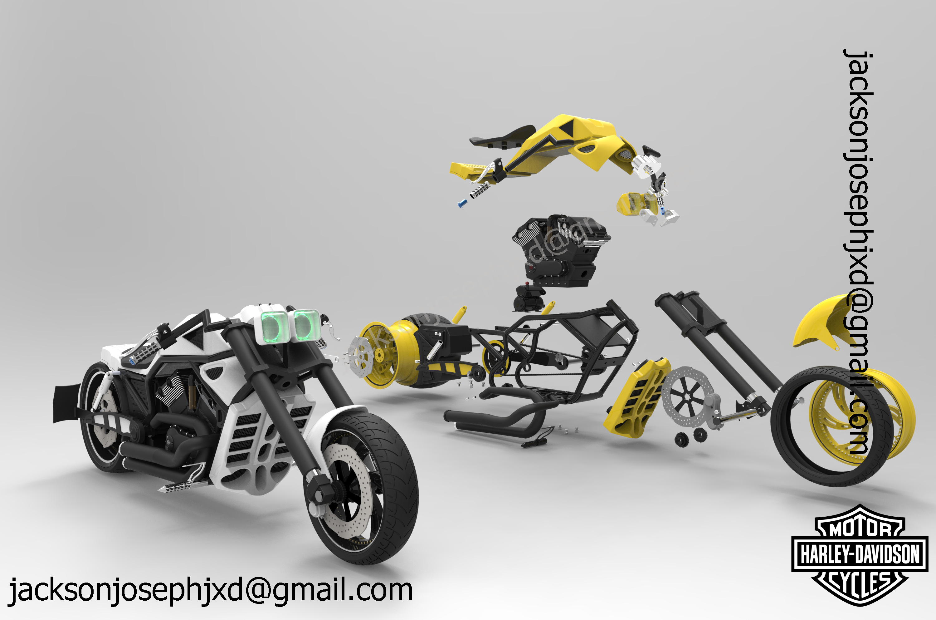 哈雷戴维森 V ROD 发动机