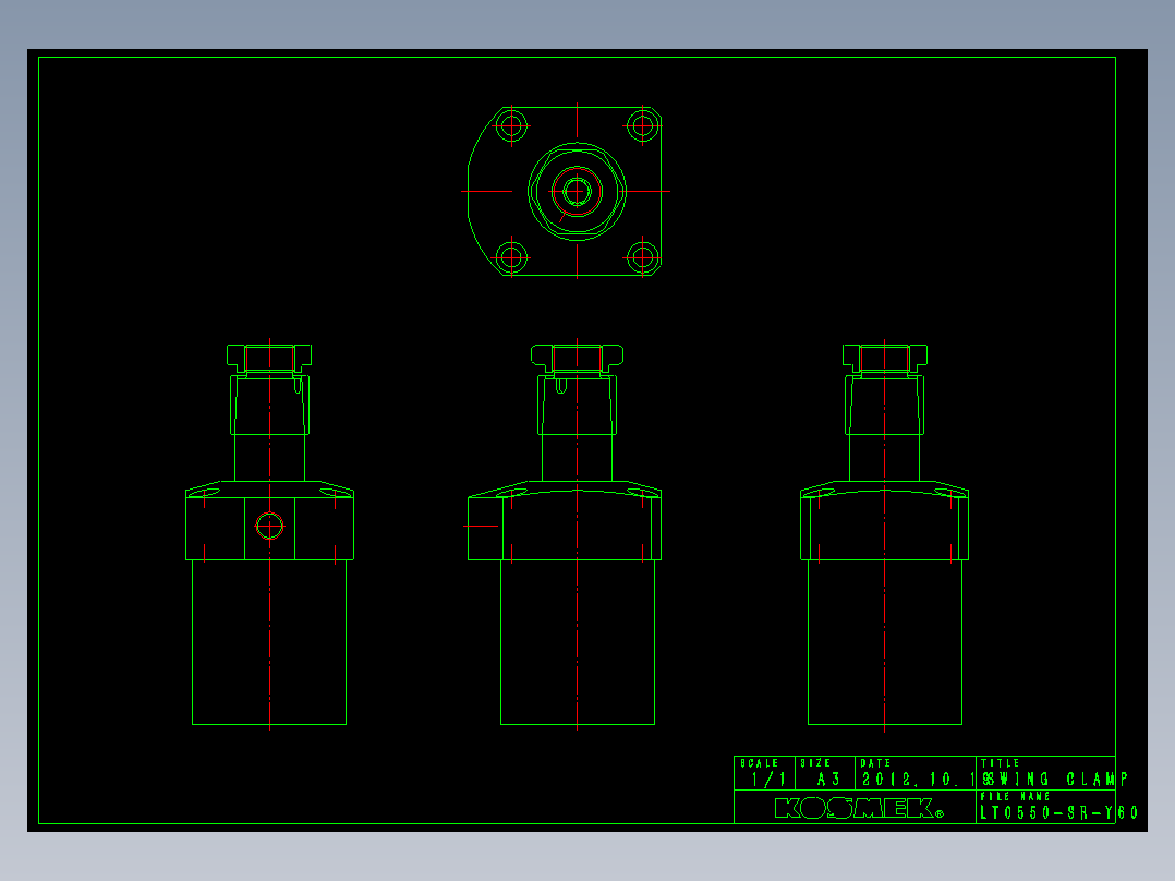 KOSMEKLT0550-SR-Y60多系列多零件图纸模型多系列多零件图纸模型
