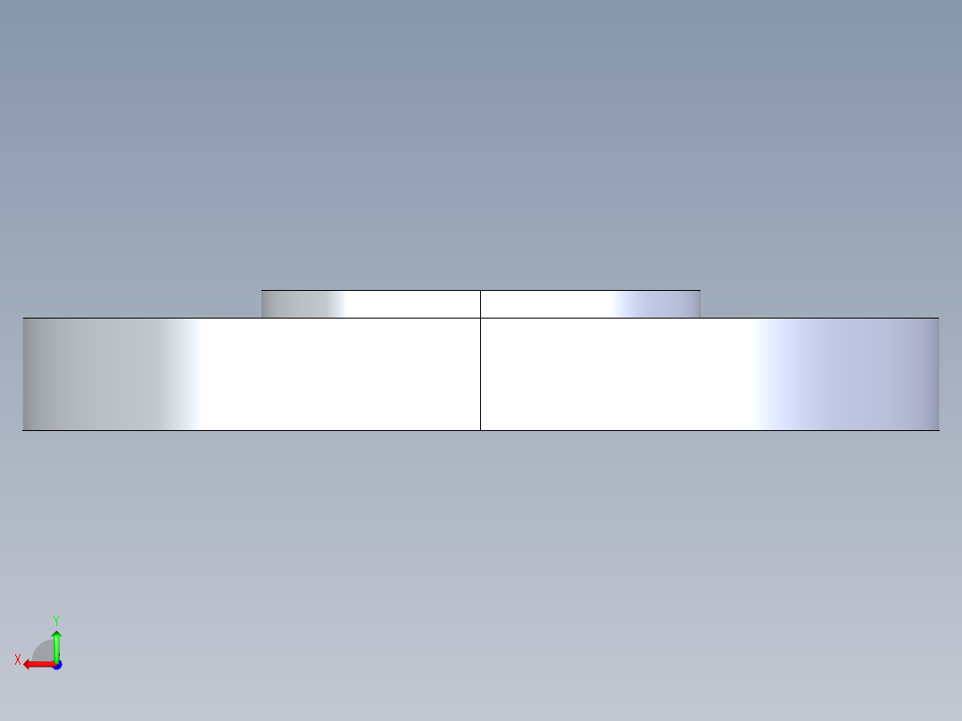 聚氯乙烯配件25-Sch80_Blind Flange_853-020_2in后视图