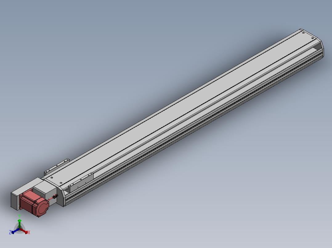 精密模组MT170-L125-1400-L-M75-C4正等轴测图