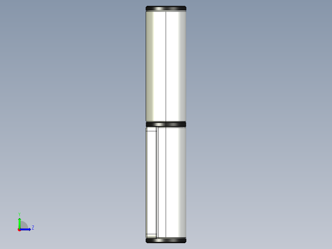 型材-KJN 10-10 SLOT REMOVABLE HINGE 3842544554左视图