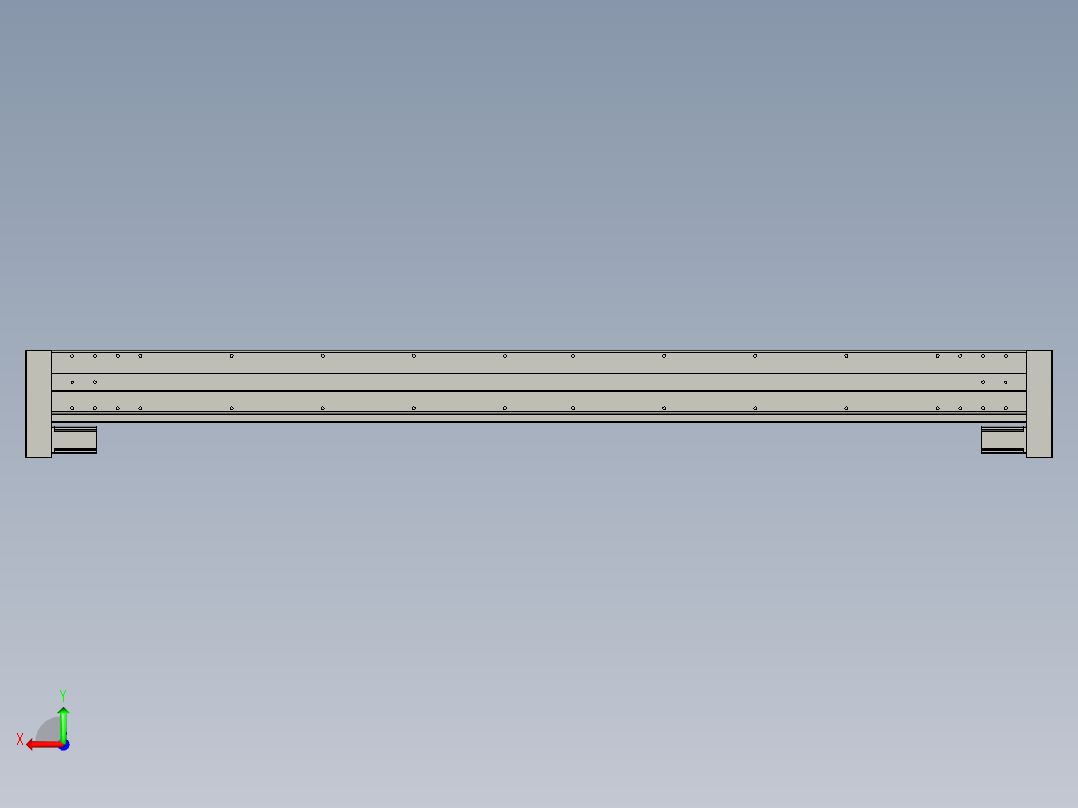 威洛博双电机滑台-VC14D2-S800-BLR-P40-C6后视图