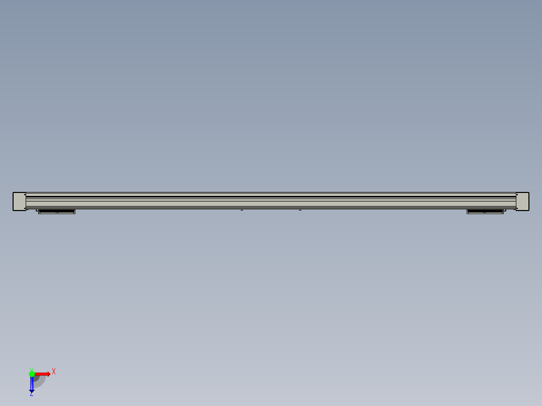 威洛博双电机滑台-VC14D2-S800-BLR-P40-C6俯视图