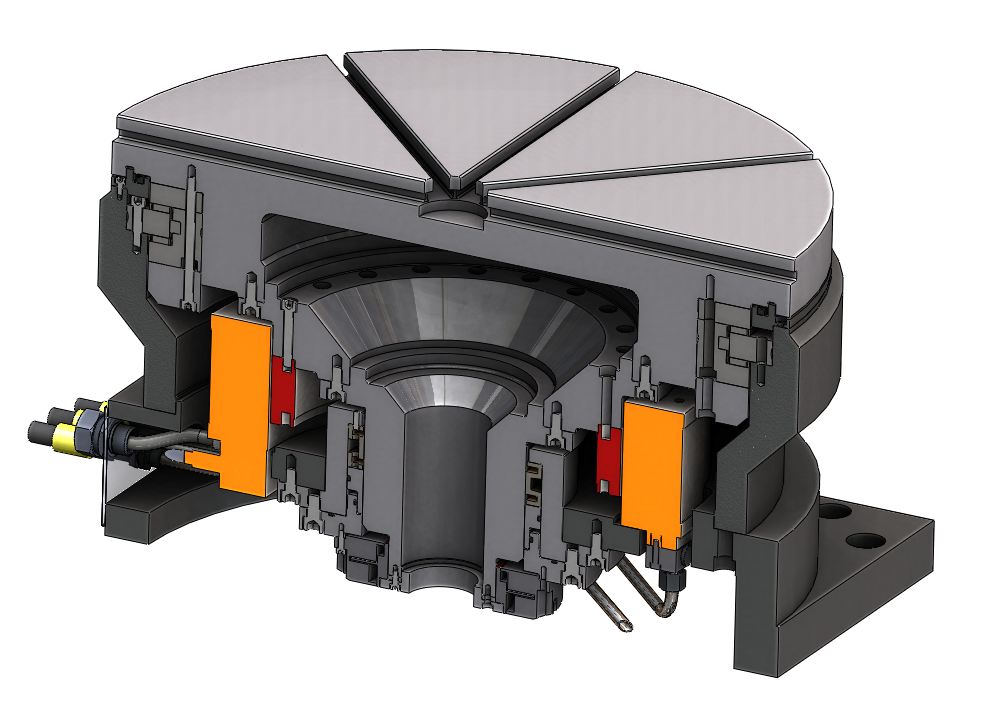 回转工作台组件模型