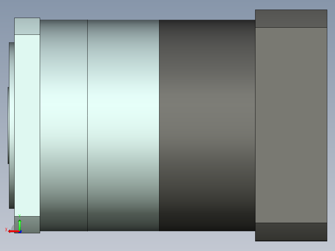 直齿孔PLF160-L1-LC 42-114.3-200-M12.stp后视图