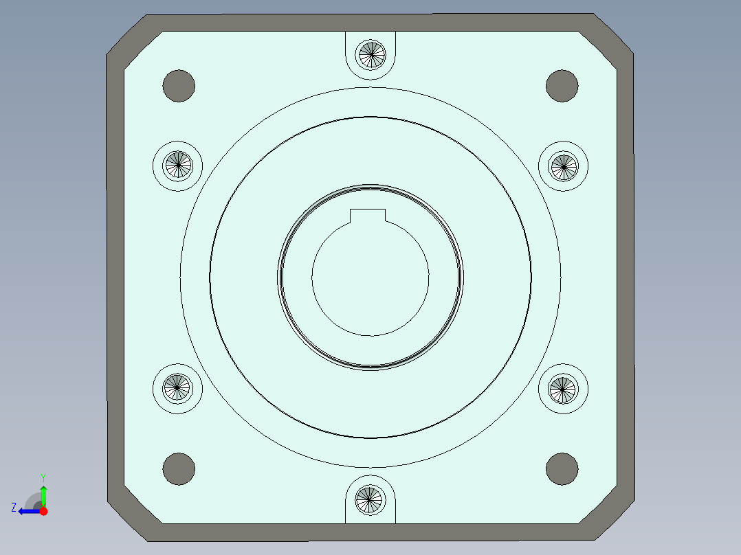 直齿孔PLF160-L1-LC 42-114.3-200-M12.stp右视图