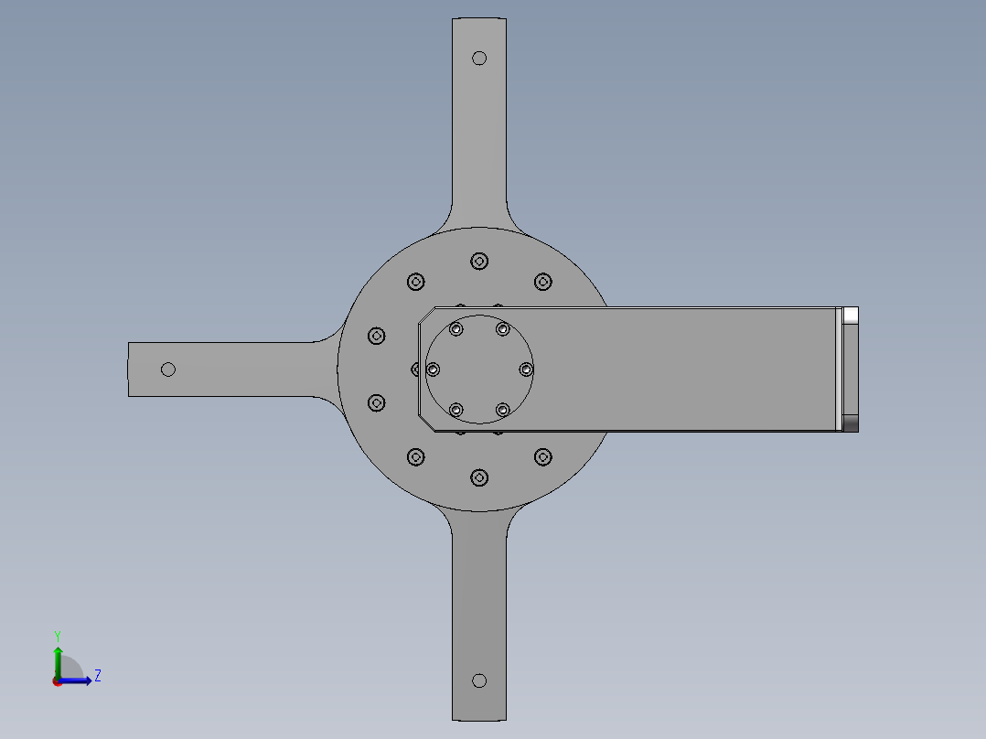 增力机构左视图