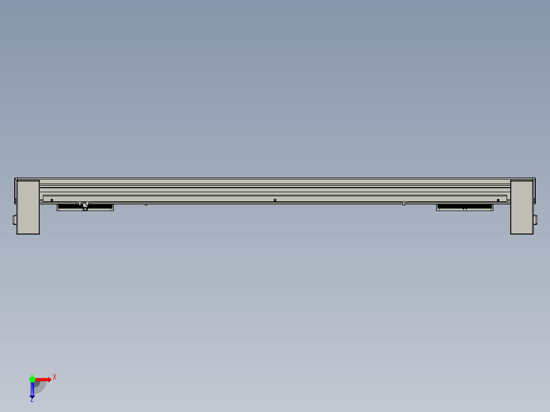 威洛博双电机滑台-VBC14S2-L50-S900-BU-P40-C6俯视图