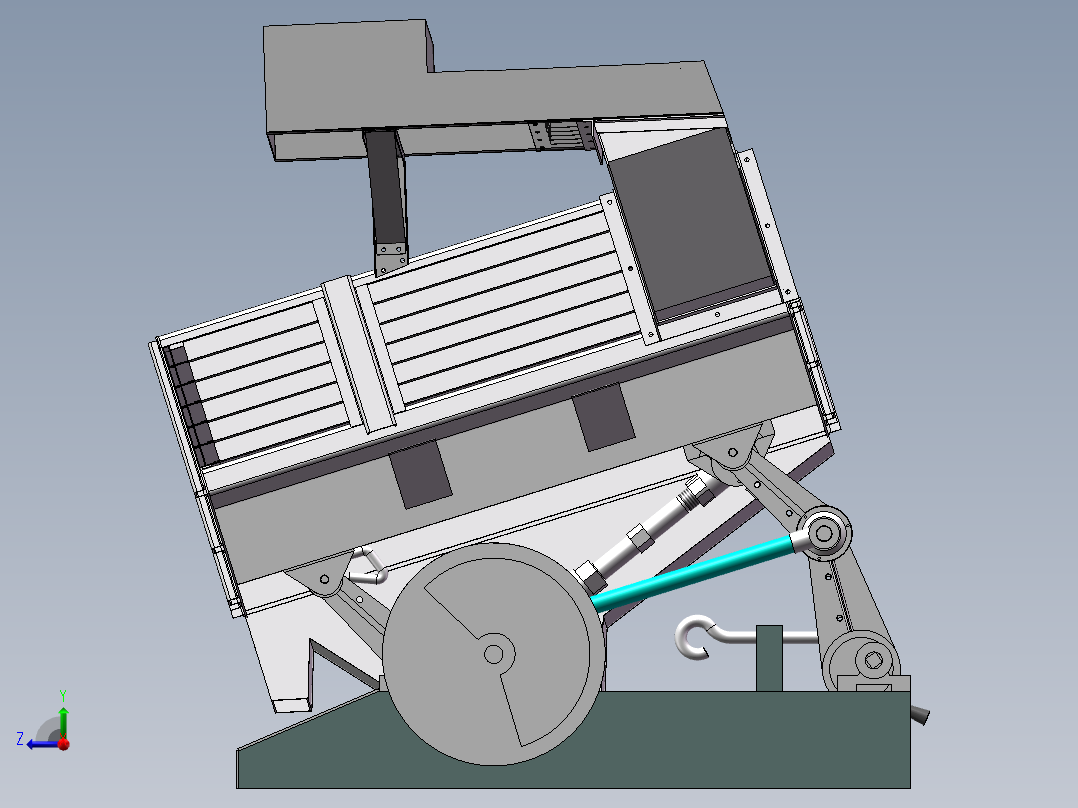 谷物分离机sw18可编辑右视图