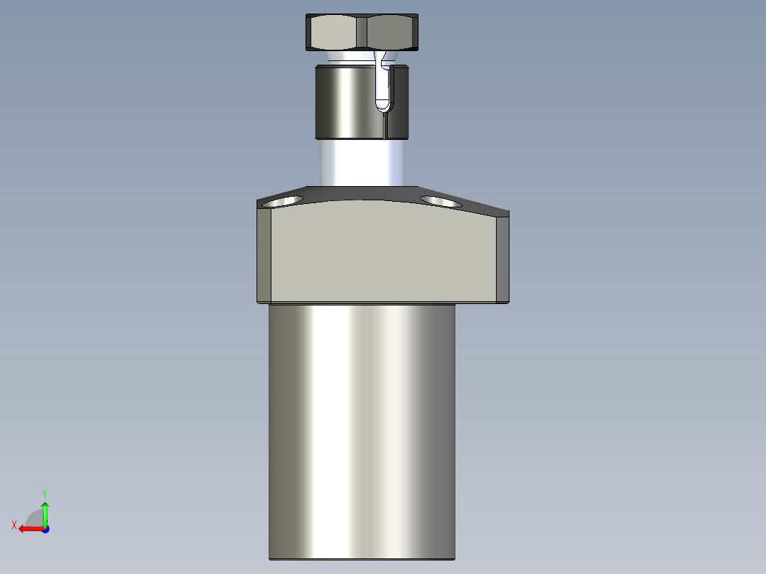 KOSMEKLHS0400-SL-Y60多系列多零件图纸模型后视图