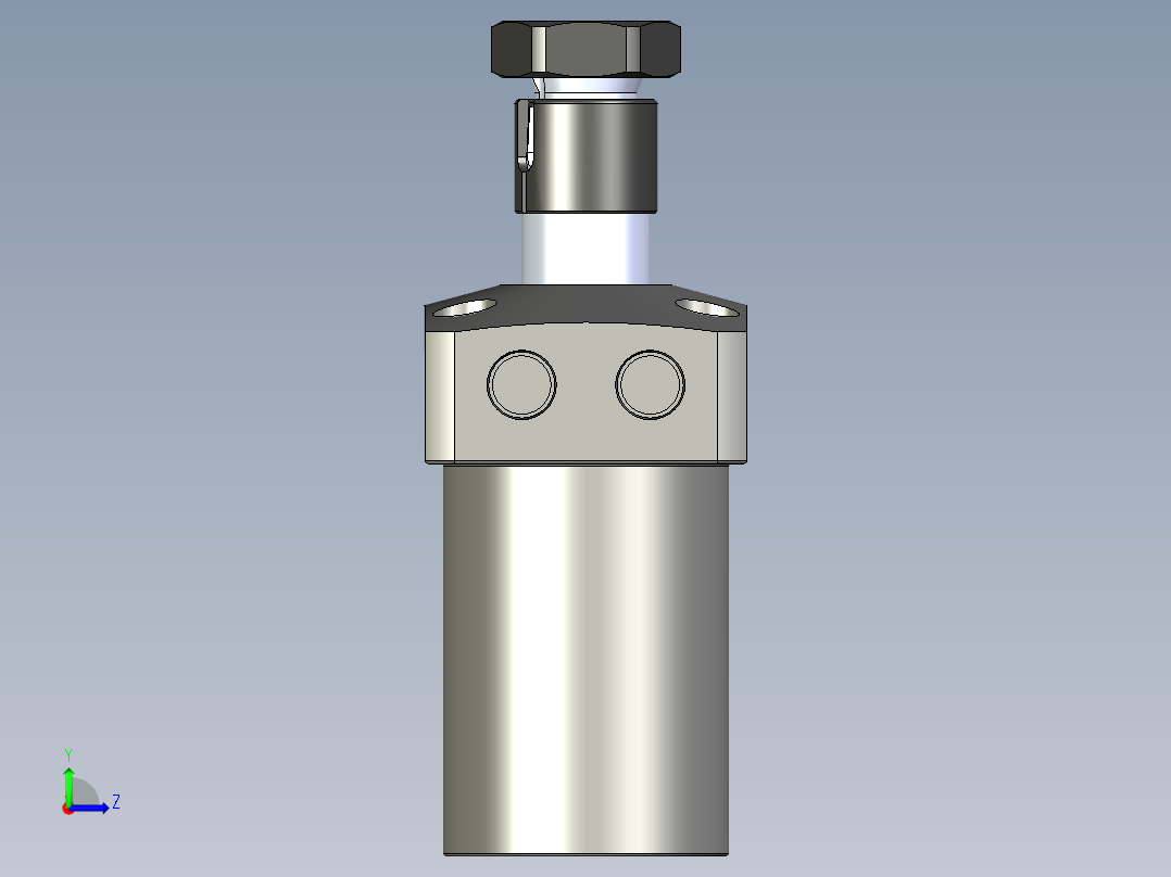 KOSMEKLHS0400-SL-Y60多系列多零件图纸模型左视图