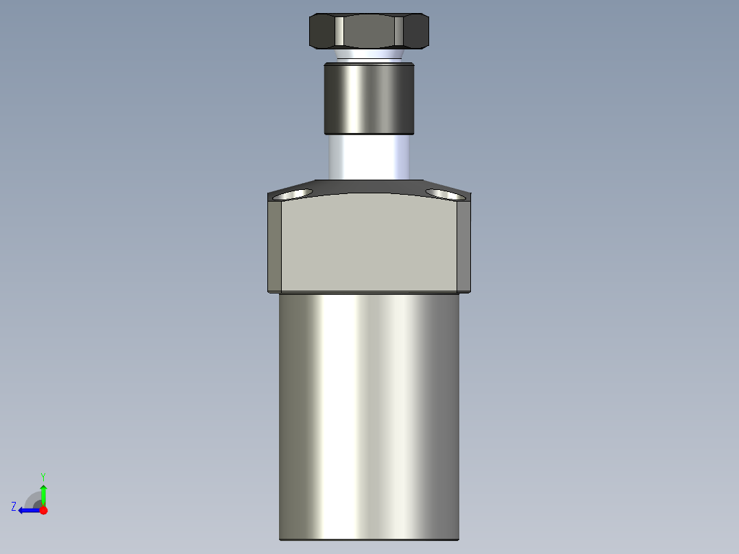 KOSMEKLHS0400-SL-Y60多系列多零件图纸模型右视图