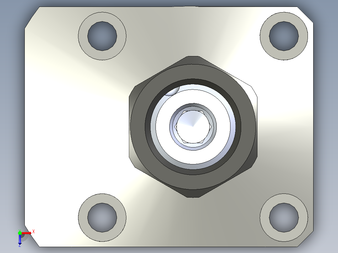 KOSMEKLHS0400-SL-Y60多系列多零件图纸模型俯视图