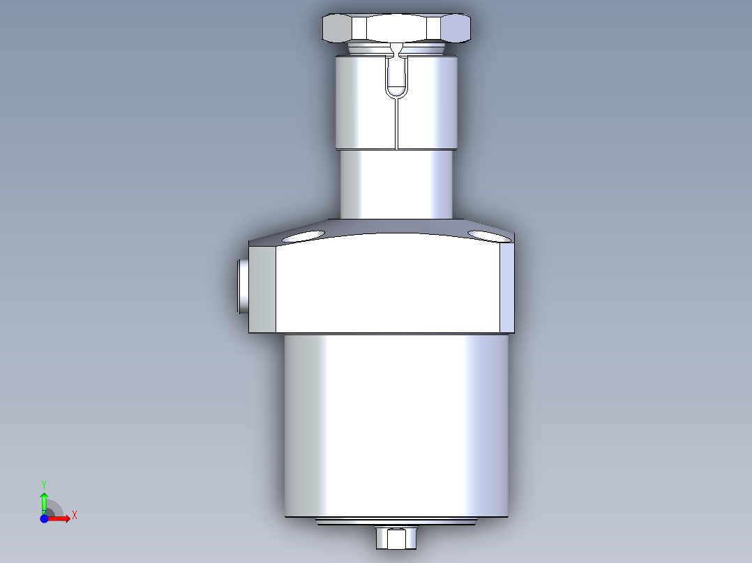 KOSMEKLHA0900-CRD多系列多零件图纸模型前视图