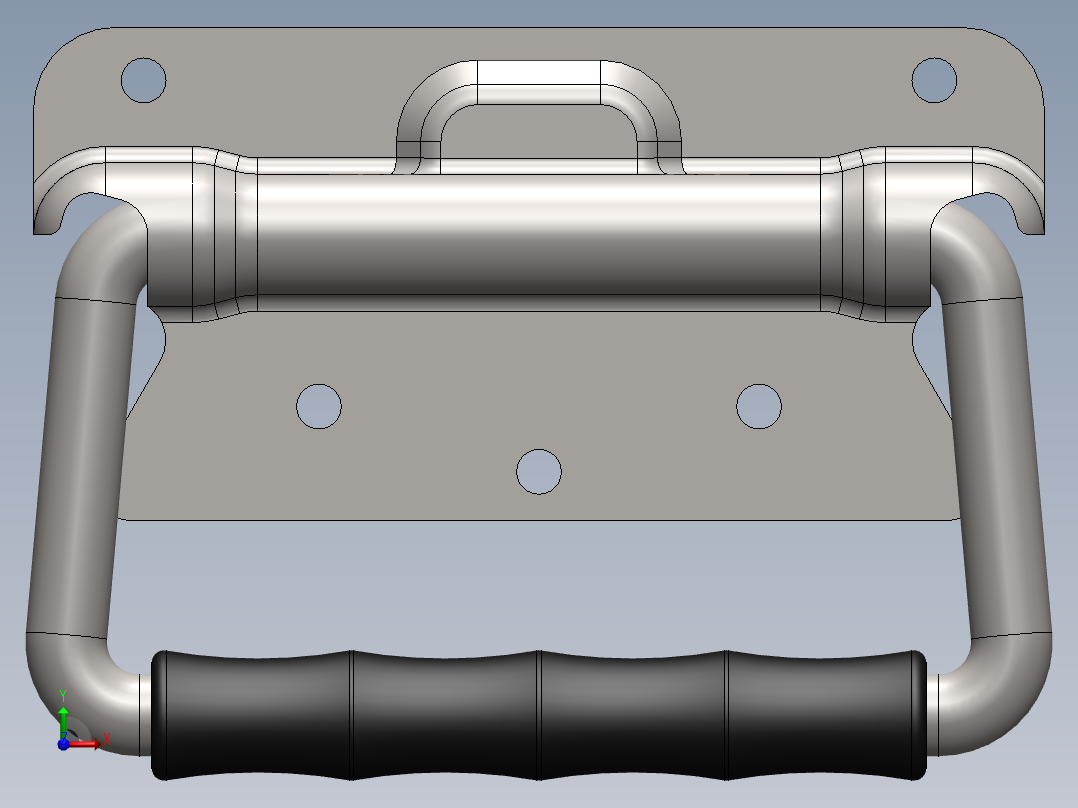 不锈钢折叠式提手（70千克重）前视图