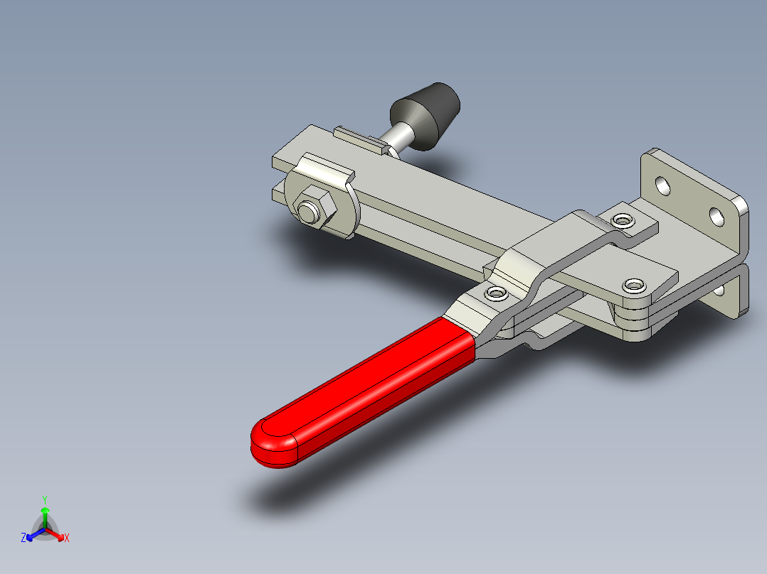 垂直式夾鉗SSP(P)-<span style='color: red'>3D</span>多系列多零件图纸模型