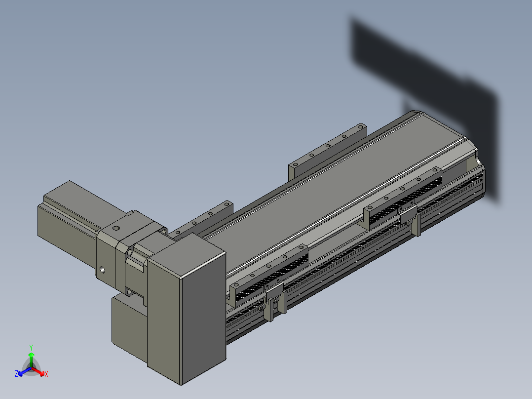 直线模组LHB17-L40-S250-RU设计图纸