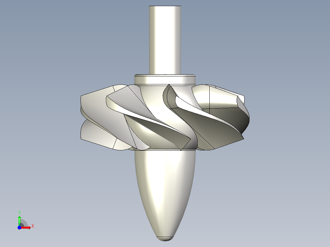 卡普兰涡轮机前视图