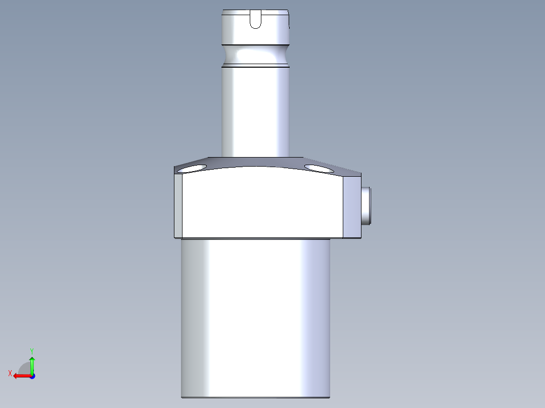 KOSMEKLHA0550-CR-F多系列多零件图纸模型后视图