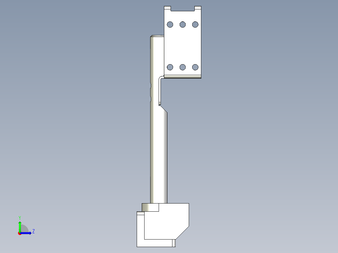 基恩士PZ-S10+PZ-B31_kc图纸模型左视图