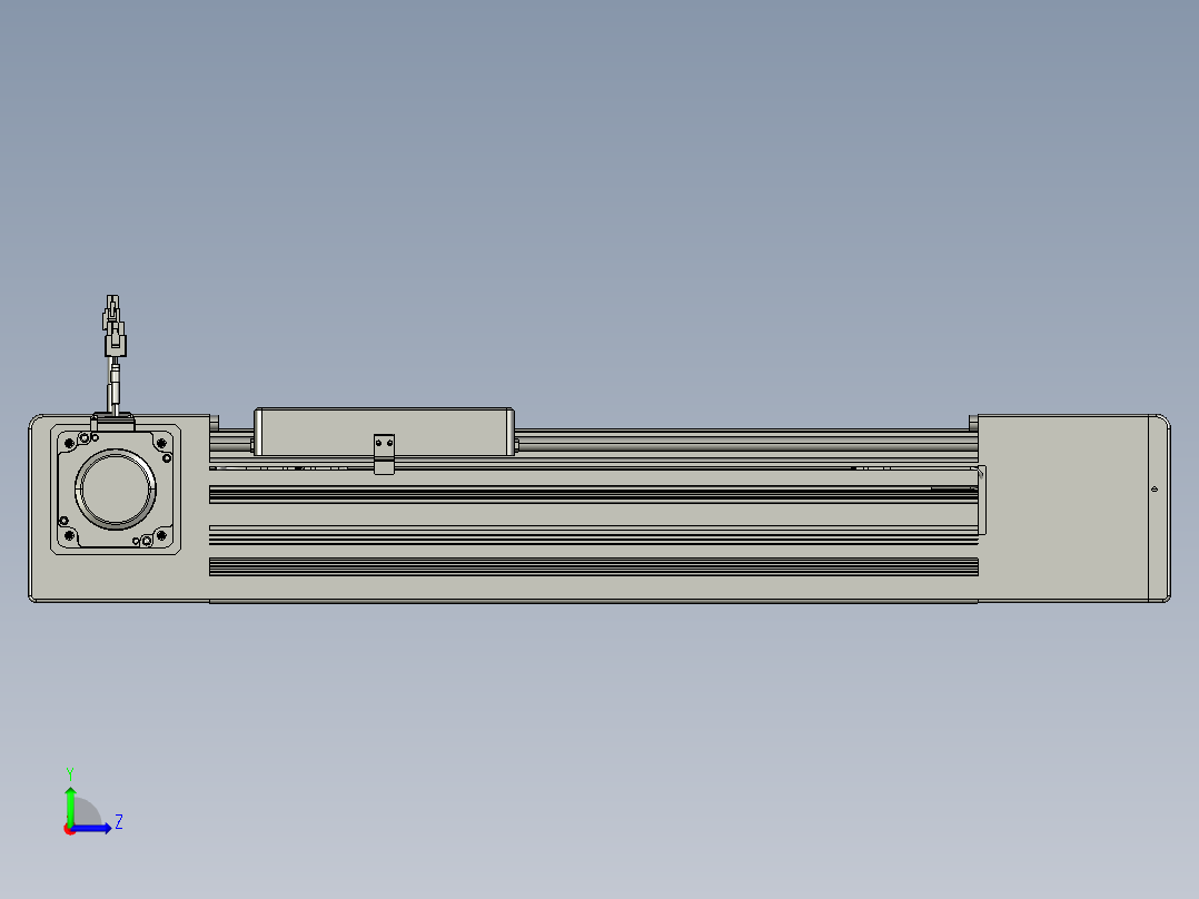 威洛博直线电机模组EB10-L224-S300-L-ZP75-MS3-5K左视图