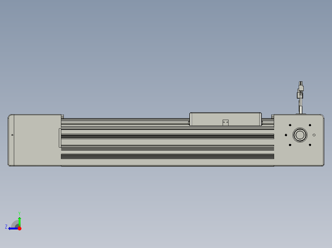 威洛博直线电机模组EB10-L224-S300-L-ZP75-MS3-5K右视图