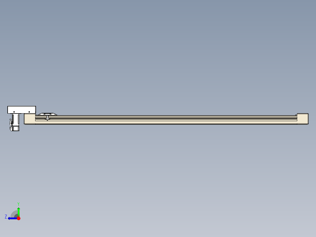 同步带全封闭直线模组TPA-HCB-65S-90-L1250-M-Y-P10-N3右视图