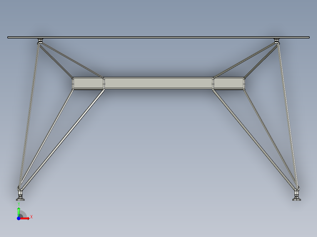 虚拟办公桌前视图