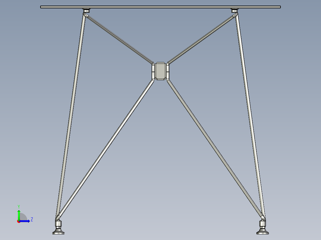 虚拟办公桌左视图
