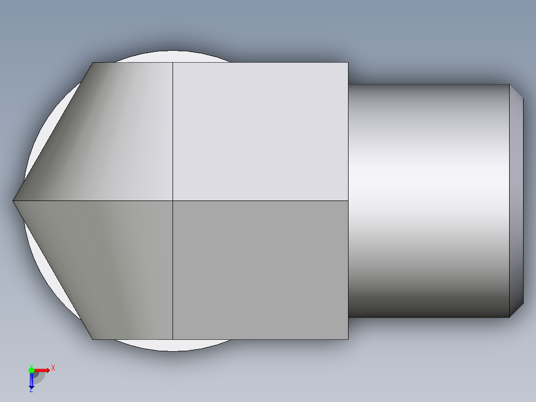 卡套式工业通用硬管接头EO_Adjustable_Locknut_elbow_WEE08SMOMDCF俯视图