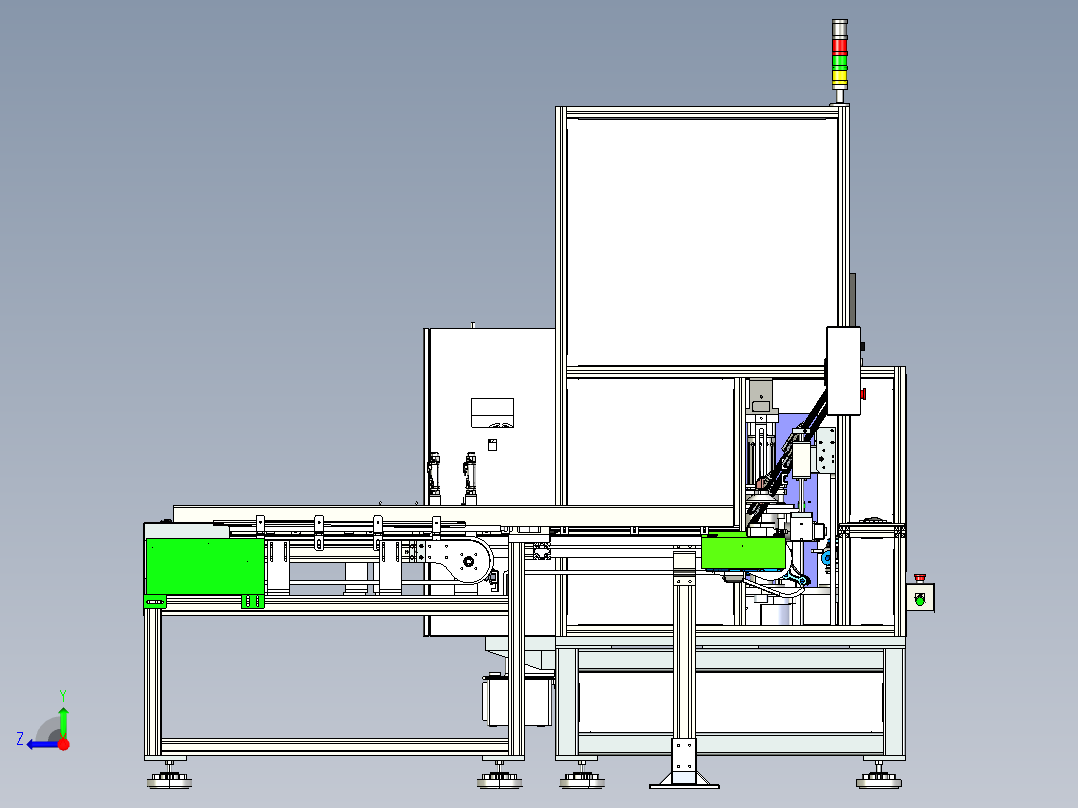 自动装压机右视图